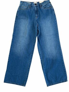 UNIVERSAL THREAD RELAXED WIDE LEG 100% COTTON Soft Jeans Denim Size 8 29